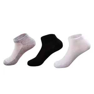 Calcetines náuticos de verano para hombre y mujer, calcetín negro y blanco, gris