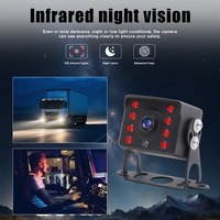 Sistema de Cámara para Auto con Visión de 360°, Cableado, 1080P 4K, DVR para Camiones, Monitoreo de Tablero, Kit de Reversa para RV, Montacargas, Vehículos de Minería, Autobuses