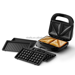 Máquina para Sándwiches Aifa R, Plancha Tostadora Automática para <span class=keywords><strong>Microondas</strong></span>, Antiadherente, 3 en 1, Máquina para Desayunos, Tostadora, Plancha y Sandwichera - Product Image 2