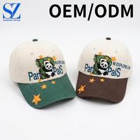 Gorras de Béisbol Personalizadas de 5 Paneles con Cierre a Presión, Logotipo Bordado, Visera Curva de Dos Tonos, Venta al Por Mayor Directo de Fábrica