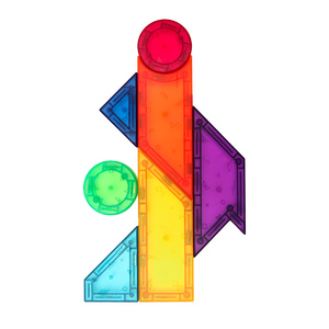 Giáo Dục Mầm Non Dạy Học Hỗ Trợ Thông Minh Thẻ Đồ Chơi Trẻ Em Đầy Màu Sắc Nhựa <span class=keywords><strong>68</strong></span>-Mảnh Cổ Điển Từ Tangram Câu Đố Bộ - Product Image 3