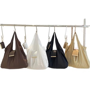 BESTELLA Nylon di <span class=keywords><strong>grande</strong></span> capacità portatile stile Vintage Shopping <span class=keywords><strong>borsa</strong></span> <span class=keywords><strong>a</strong></span> <span class=keywords><strong>tracolla</strong></span> con portachiavi ciondolo all'ingrosso per le donne - Product Image 1