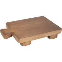 Supporto per piedistallo in legno supporto per sapone in legno per cucina da bagno e vassoio in legno per la decorazione della casa