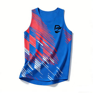 Chaleco Deportivo Personalizado Ligero, Transpirable y de Secado Rápido, con Estampado de Poliéster, para Entrenamiento, Maratón, Unisex, Sin Mangas - Product Image 5