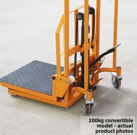 Nouvel outil de déchargement hydraulique pour chariot élévateur, modèle SGC, roues en nylon, mini chariot élévateur manuel compact pour la maison