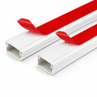 Goulotte de câblage en PVC, prix usine de gros, canal de protection décoratif en plastique massif pour câbles