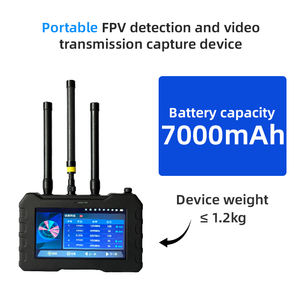 <span class=keywords><strong>Detector</strong></span> de Drones Portátil com Raio de 1,5KM, 70MHz-6,2GHz, Scanner de Banda Larga para Rastreamento e Detecção de UAVs - Product Image 5