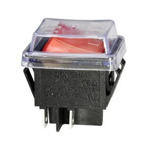 Donghai RS Hàn Lug nhựa kim loại Rocker chuyển đổi cho bàn đèn chuyển đổi hệ thống âm thanh IP67 2P 250VAC 20A - Product Image 1