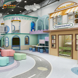 Complexe de jeux intégré sur mesure R&D pour hôtel familial 5 étoiles, en acier inoxydable et FRP, aire de jeux intérieure personnalisée - Product Image 5