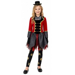 Conjunto de disfraz de payaso de circo para niños, estampado en rojo, negro y blanco, traje de fiesta de Halloween para niños - Product Image 4