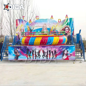 Nouvelle Arrivée <span class=keywords><strong>Manège</strong></span> de Parc d'Attractions Économique Grand Plateau Tournant Crazy <span class=keywords><strong>Tagada</strong></span> Disco en Promotion Carrousel en Fibre de Verre pour Extérieur et Intérieur - Product Image 5