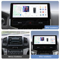 Radio para Auto DUDUAUTO DUDU7 A7870 AKM7739 VELVET DSP TDA7808 con Amplificador de 15 Pulgadas para Toyota Land Cruiser 2007-2015