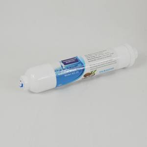 Filtre à eau en ligne pour réfrigérateur et machine à glaçons, haute efficacité, réduit le chlore, le fluor, les odeurs et est compatible avec une compression de 1/4 pouce - Product Image 2