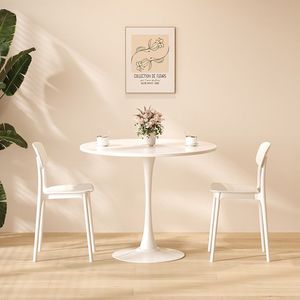 Set <span class=keywords><strong>Tavolo</strong></span> e Sedie da <span class=keywords><strong>Pranzo</strong></span> Nordico Semplice, 5 Pezzi, Design Moderno di Qualità Commerciale, Confortevole e <span class=keywords><strong>Salvaspazio</strong></span> per Appartamenti - Product Image 3