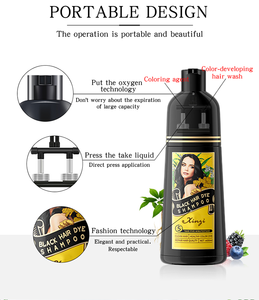 <span class=keywords><strong>Tinta</strong></span> per <span class=keywords><strong>Capelli</strong></span> Professionale da Salone Senza Ammoniaca, Colore <span class=keywords><strong>Viola</strong></span> Nero 3 in 1, Marrone Scuro Istantaneo da Bianco Argento a Nero - Product Image 4