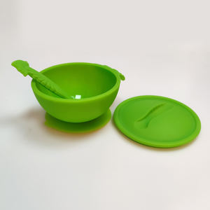 Tazón de succión de silicona personalizado de alta calidad y cuchara de entrenamiento suministros de alimentación para bebés recién nacidos - Product Image 6