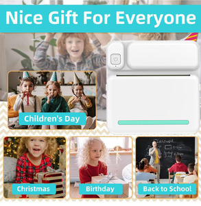 Xách tay mini nhiệt máy in mã vạch không dây BT kết nối điện thoại máy in Android văn phòng sử dụng hình ảnh lưu ý in and14rolls giấy - Product Image 4
