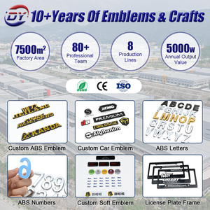 Adesivi Emblema Auto Cromati di Alta Qualità con Logo Personalizzato in Plastica ABS 3D e Autoadesivo - Product Image 4