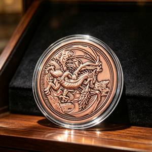 Moneda de Cobre de 1 Onza, Tradicional, con Relieve Alto, Redonda - Product Image 4