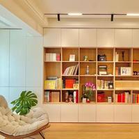 Estanterías y Librerías Modulares de Madera, Modernas, Minimalistas y de Lujo, con Iluminación LED para Sala de Estar, Dormitorio y Comedor