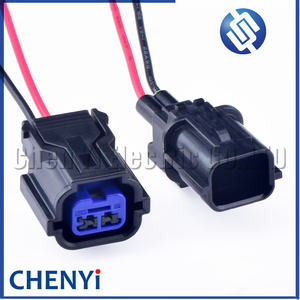 2 Pin Автомобильный водонепроницаемый разъем противотуманная фара передний бампер лампа ЖГУТ штекер HP285-02021 HP281-02020 HP291-02040 для - Product Image 1