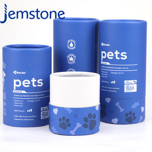 Boîte d'emballage cylindrique en carton kraft recyclable de qualité alimentaire pour thé en vrac, nourriture pour animaux de compagnie, poudre de protéines, tube en papier, design personnalisé - Product Image 4