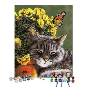 <span class=keywords><strong>ภาพ</strong></span>วาดสัตว์ DIY คุณภาพสูง น่าสนใจ ระบายสีตามตัวเลข ออกแบบเองได้ <span class=keywords><strong>วาด</strong></span>ด้วยมือ สำหรับเด็กและผู้ใหญ่ - Product Image 4