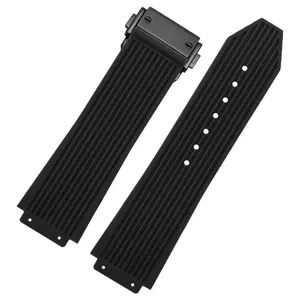 Watch Strap For Hublot Watch Classic Fusion | Big Bang Rubber Band MEN'S 26x19mm Convex Mouth 3A Watch Chain