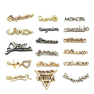 Etichette Decorative Personalizzate in Metallo Smaltato per Abbigliamento, Fornitura di Modelli 3D, Taglio Dritto Accettato - Product Image 6