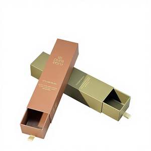 Custom Sandalwood Comb Cosmetic Packaging Box Air <b>Cushion</b> Liner Drawer Design Long Handle <b>Rectangular</b> Shape Logo 2mm UV Coating - Product Image 2