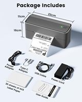 Printer Label Thermal Phomemo PM-241-BT, Printer Label, Printer Label Pengiriman untuk E-Commerce & Gudang