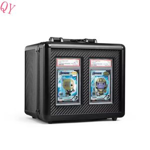 Q Y 2-Slot Graded Sports Card <b>Storage</b> <b>Box</b> with Button Closure BGS SGC Graded Slab <b>Waterproof</b> Display Trading Card Case - Product Image 6