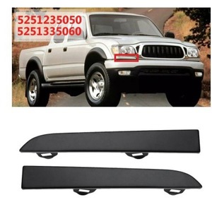 Moldura Inferior de Faro Delantero para Toyota Tacoma 2001-2004, Acero Negro, 5251335060 5251235050 - Product Image 1