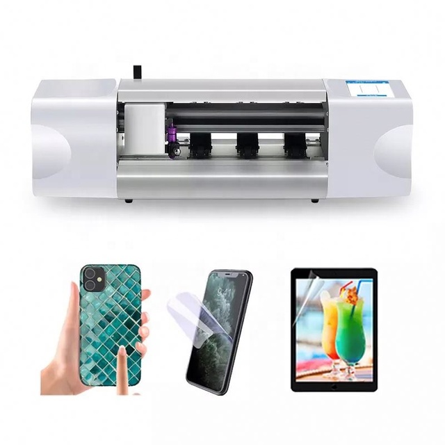 Intelligent 9HD Skin Cutter Machine TPU Hydrogel Film Mobile Phone Glass Screen Protector Cutting Plotter Anti-scratch High