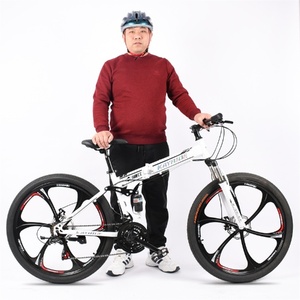 Precio de fábrica 26 pulgadas 21 velocidades Ciclo de suspensión dual para hombre ciclismo montano MTB Bicicleta plegable bicicleta de montaña plegable - Product Image 6
