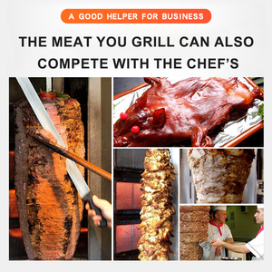 Grace Commercial Gas Vertical <span class=keywords><strong>Kebab</strong></span> Shawarma <span class=keywords><strong>Gril</strong></span> BBQ Machine Doner <span class=keywords><strong>Kebab</strong></span> Machine avec 4 Brûleurs - Product Image 6