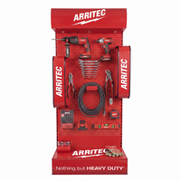 Présentoirs lumineux personnalisés en métal pour outils électriques sur panneau perforé – Supports de présentation pour perceuses électriques – Agencements pour quincaillerie