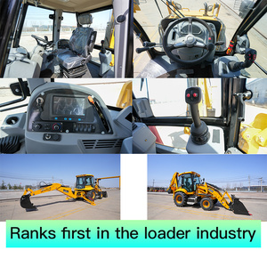 Tobeter CE Certified Dual-Power Compact Backhoe Loader 4x4 4WD Mining Backhoe Wheel Loader 2-in-1 Excavator & Wheel Loader. - Product Image 4