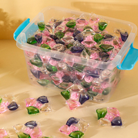 Capsules de Lessive Écologiques 5-en-1 Jetables en Vrac, avec Parfum Longue Durée et Amplificateurs de Senteur pour Vêtements