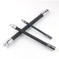 Adaptateur de rallonge de douille, tige de connexion, tête de conversion d'axe flexible, clé à cliquet à couple élevé, perceuse électronique