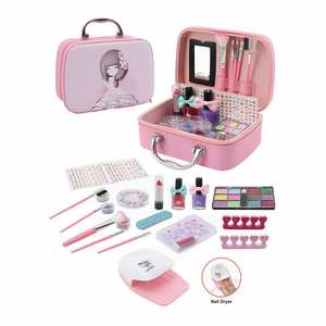 Juguete de maquillaje WPC para niñas, cajón de almacenamiento de maquillaje, extraíble, esmalte de uñas, juguetes para niñas - Product Image 2