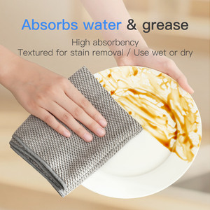 Paño de Cocina Grande con Diseño de Granos de Maíz, Uso en Seco y Húmedo, Poderosa Descontaminación, Sin Pelusas, Codificado por Colores para Áreas Separadas - Product Image 5