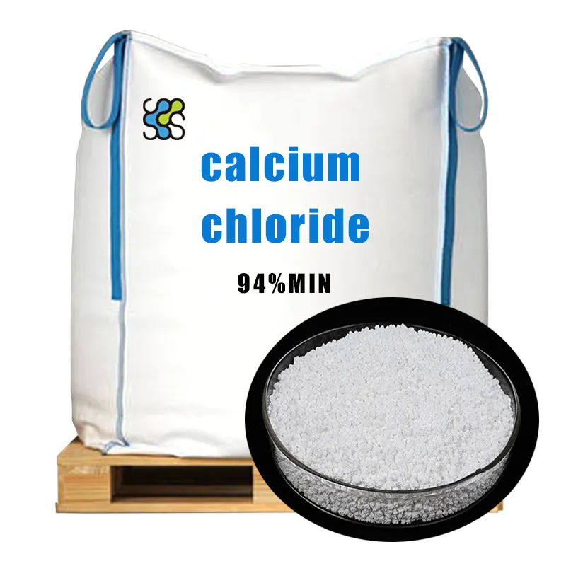 Pellets de cloruro de calcio CaCl2 94% de alta calidad 10043-52-4 a la venta