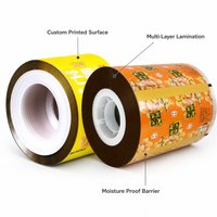 Film d'emballage laminé de qualité alimentaire en rouleau BOPP CPP haute barrière, résistant à l'humidité, pour emballage alimentaire en gros, OEM, usine