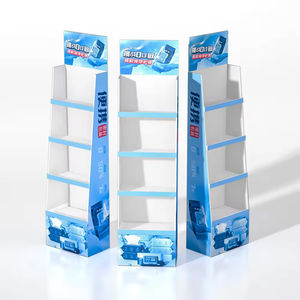 Привлекательная Розничная картонная выставочная башня с индивидуальным логотипом идеально подходит для косметики и повседневных товаров для продвижения пола - Product Image 1