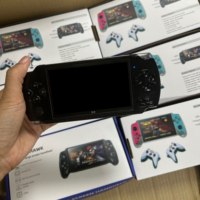 Konsol Game Genggam Mini Portabel X6 Layar 4.3 Inci Sistem Operasi Android 32 Bit Memori 8GB Dilengkapi 3000 Game