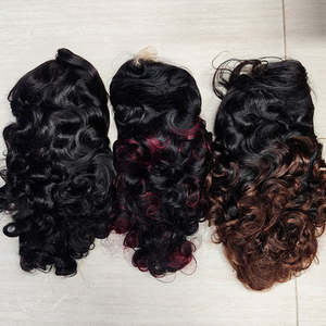 Perruque Letsfly Bouncy Wave Style 300% haute densité, ondulations lâches, lace frontal 13x4, 22 pouces, cheveux humains - Product Image 2