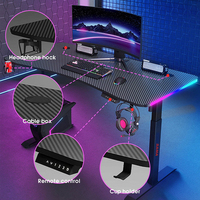 Table de jeu électronique réglable en hauteur sur mesure, bureau d'ordinateur pour PC, vente en gros