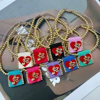 Nouvelle mode faite à la main les bracelets de perles Virgen De Guadalupe