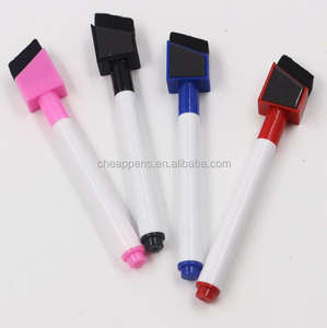 Marqueur pour tableau blanc Bonvada en blister avec pointe bille et gomme, encre multicolore, pour usage bureautique - Product Image 3